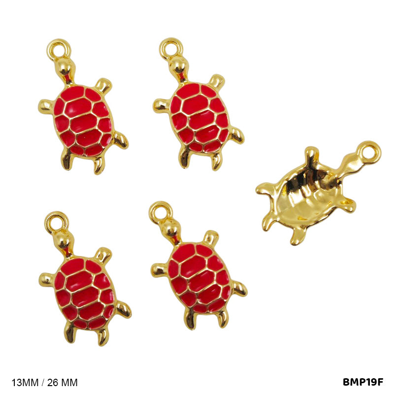 BMP19F TURTLES PENDANTS SS 5PC