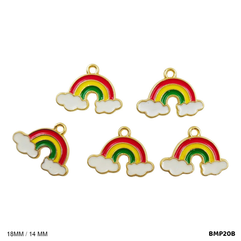BMP20B RAINBOW PENDANTS SS 5PC