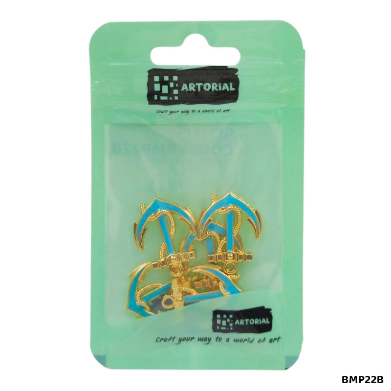 BMP22B ANCHOR PENDANTS SS 5PC