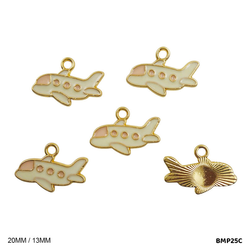 BMP25C AIRPLANE WHEEL PENDANTS SS 5PC