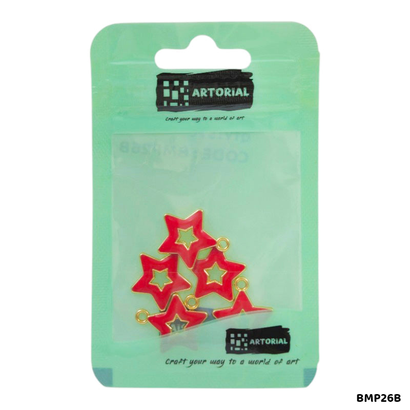 BMP26B STAR PENDANTS SS 5PC