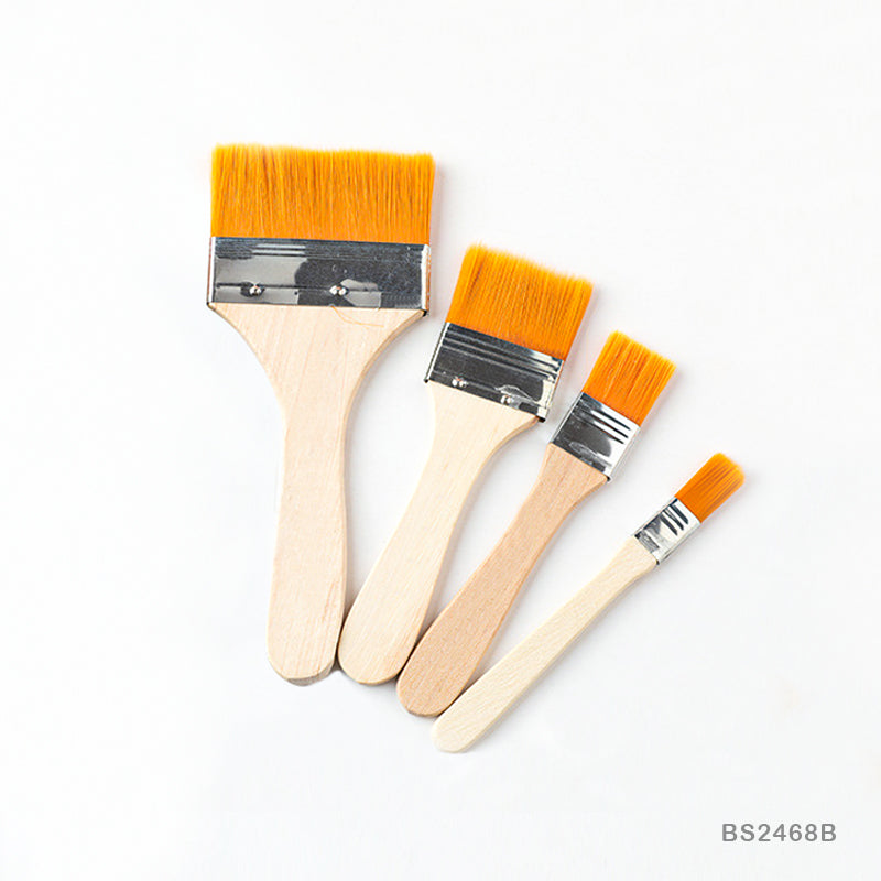 BS2468B 4PC PAINT BRUSH BROWN