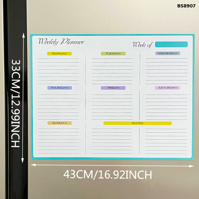 BS8907 A3 MAGNETIC PLANNER