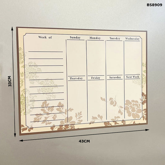 BS8909 A3 MAGNETIC PLANNER