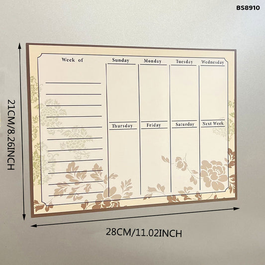 BS8910 A4 MAGNETIC PLANNER