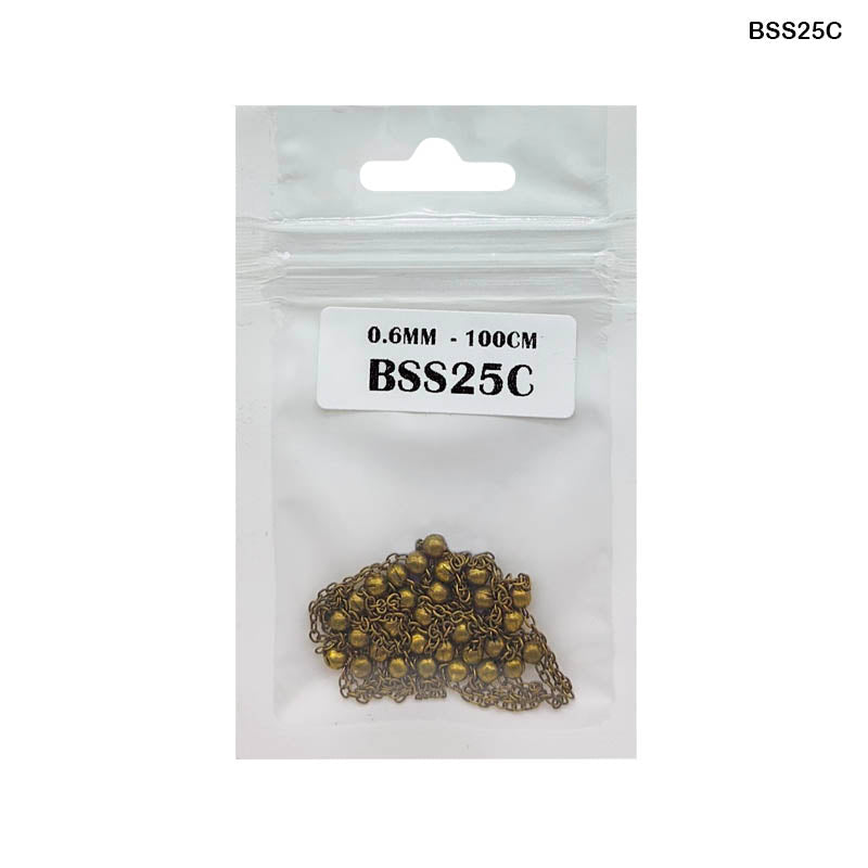 BSS25C CHAIN 0.6MM COPER 100CM