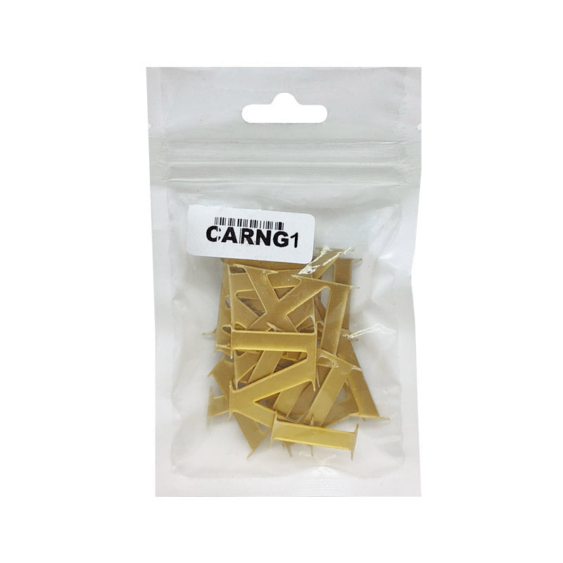 CARNG1 1" ROMAN GOLD CLOCK ACRYLIC