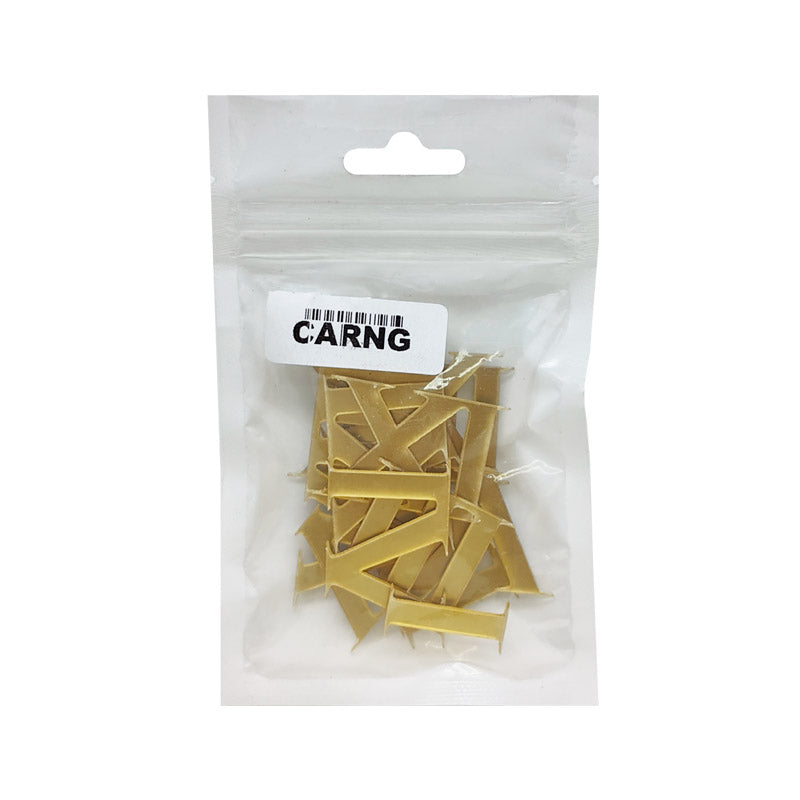 CARNG1 1" ROMAN GOLD CLOCK ACRYLIC