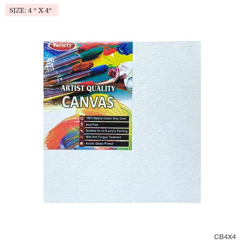 CANVAS BOARD 4"X4" (CB4X4)