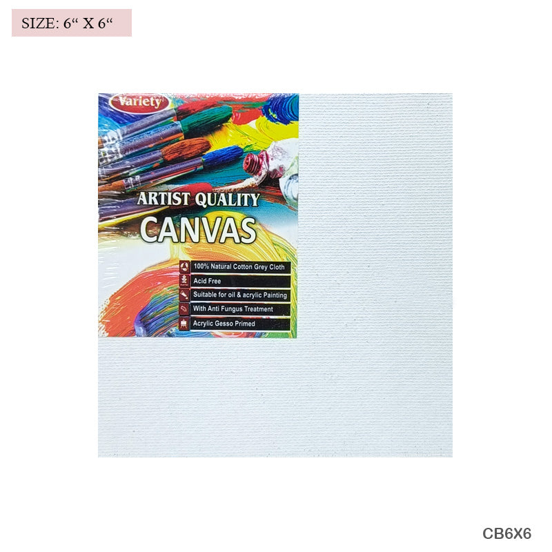 CANVAS BOARD 6"X6" (CB6X6)