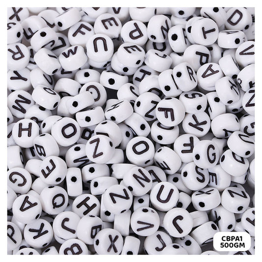 CBPA1 CRAFT BEADS PLASTIC 4*7MM 500GM A1