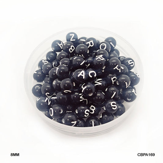 CBPA169 CRAFT BEADS PLASTIC 8MM 500GMS A169