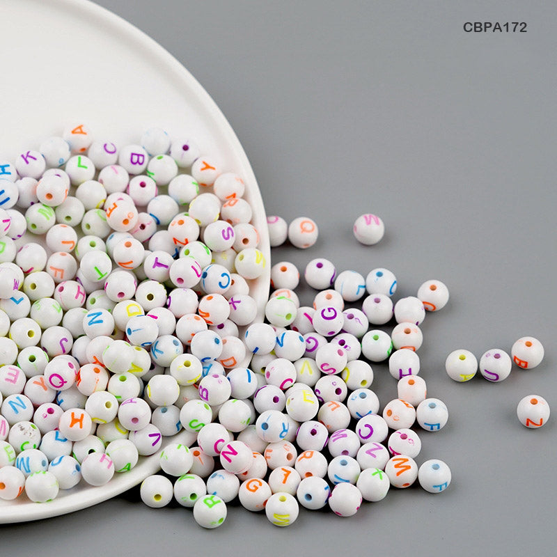 CBPA172 CRAFT BEADS PLASTIC 500GM A172