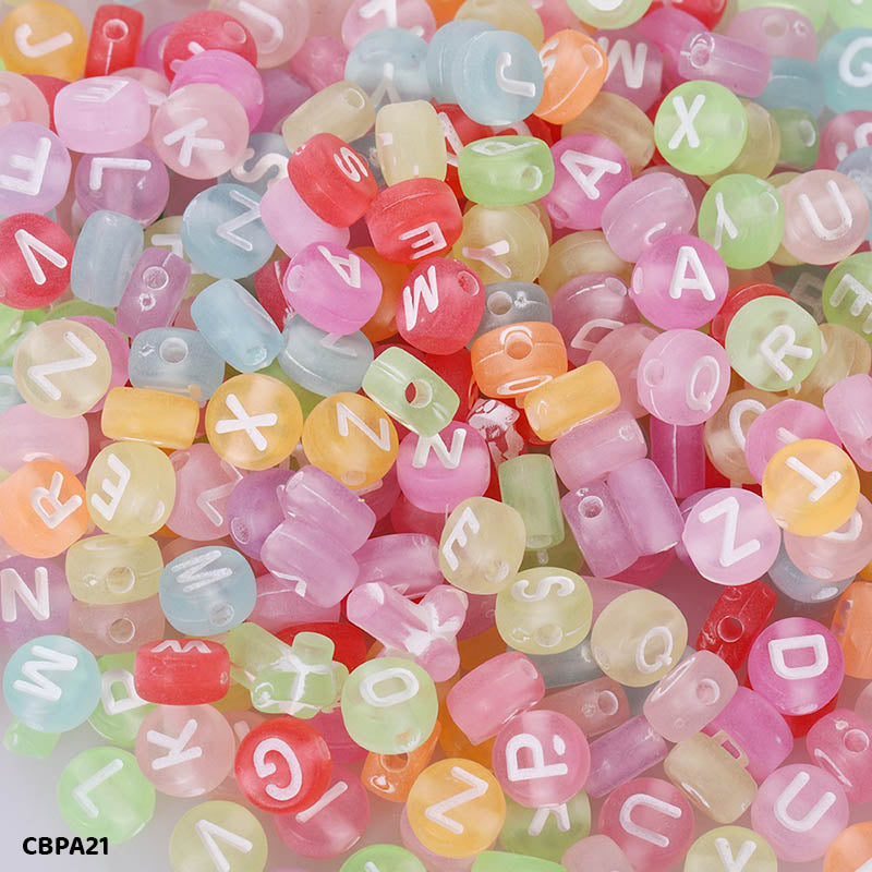 CBPA21 CRAFT BEADS PLASTIC 4*7MM 500GM A21