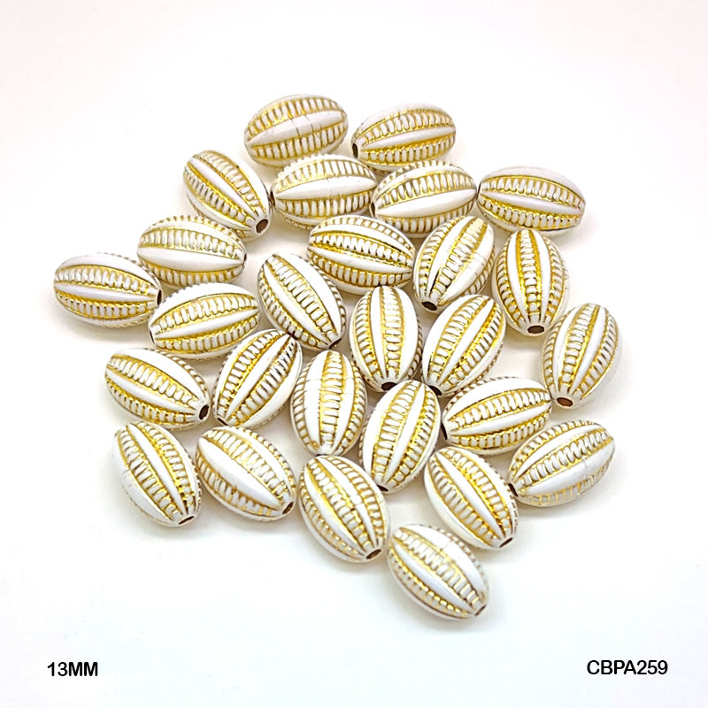 CBPA259 CRAFT BEADS PLASTIC 13MM 500GM A259