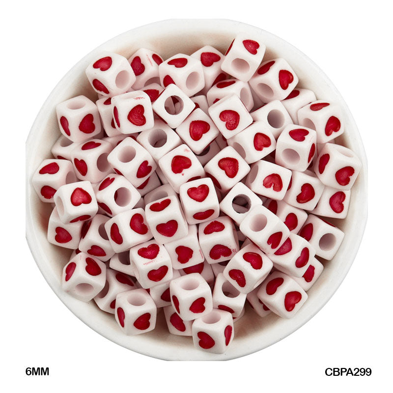 CBPA299 CRAFT BEADS PLASTIC 7*7MM 500GM A299