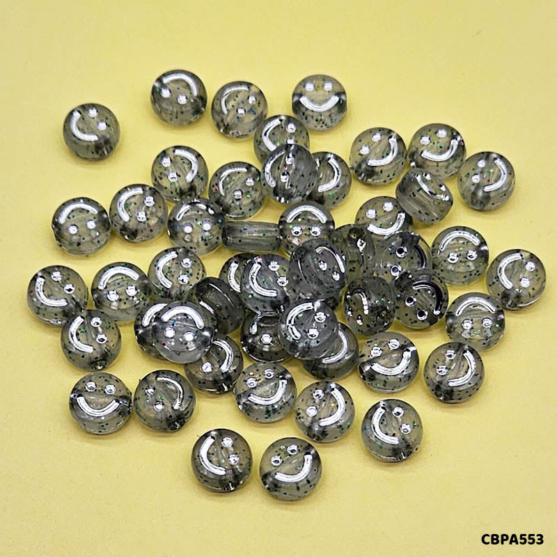 CBPA553 CRAFT BEADS PLASTIC 6*6MM 500GMS A553