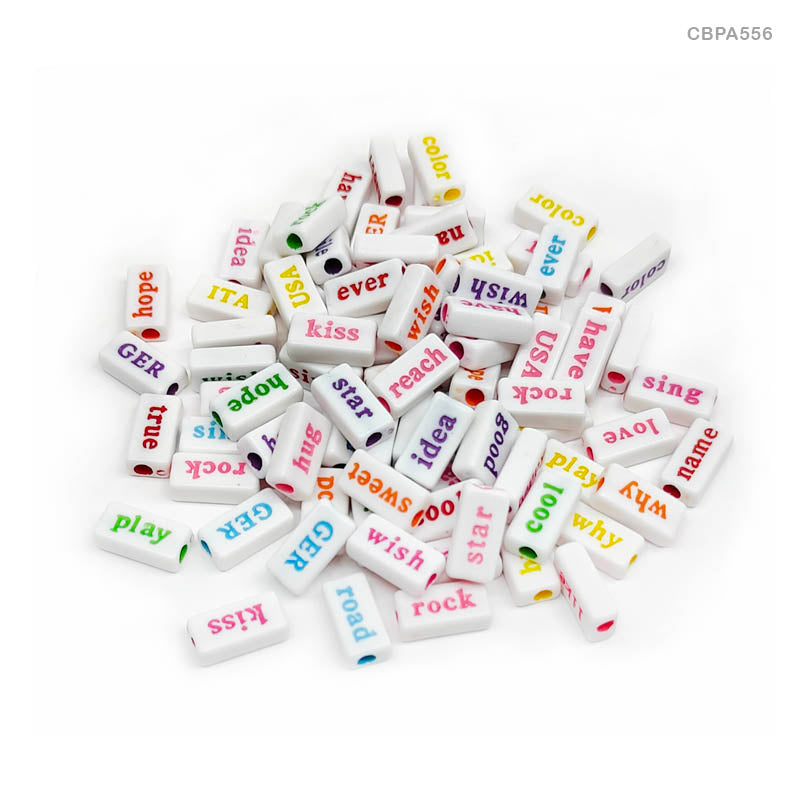 CBPA556 CRAFT BEADS PLASTIC 500GM A556