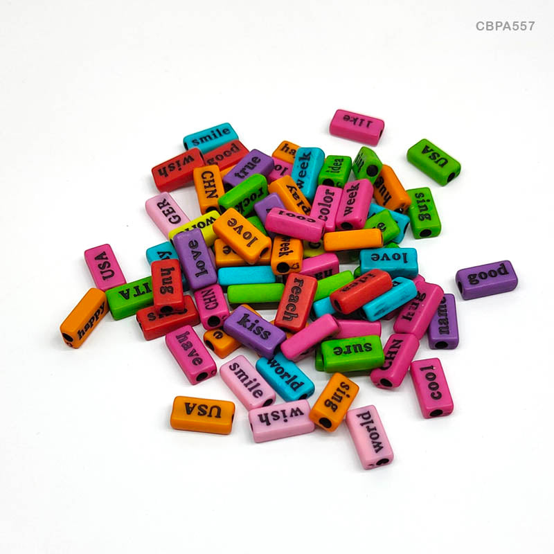 CBPA557 CRAFT BEADS PLASTIC 500GM A557