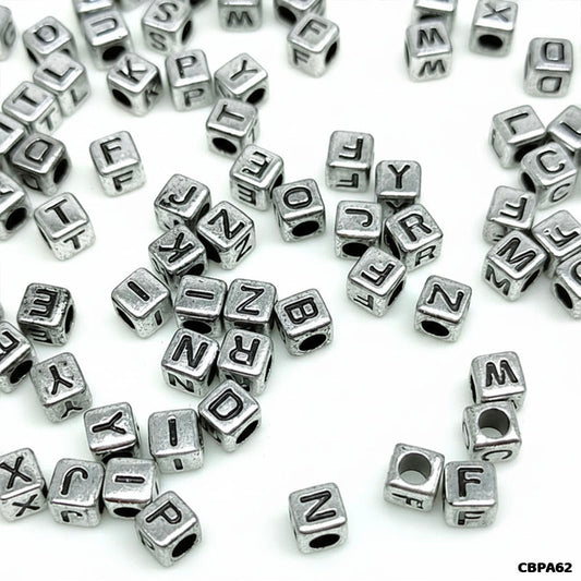 CBPA62 CRAFT BEADS PLASTIC 6*6MM 500GM A62