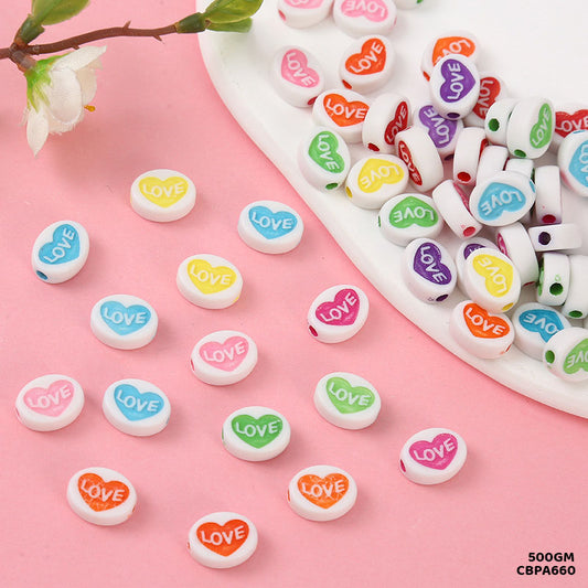 CBPA660 CRAFT BEADS PLASTIC 500GM A660