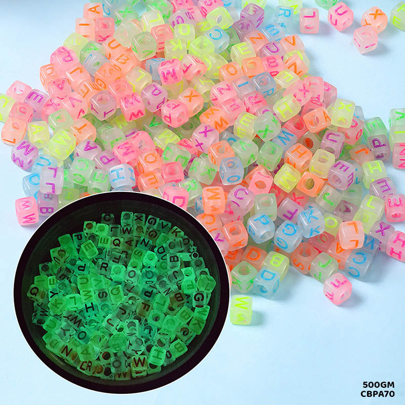 CBPA70 CRAFT BEADS PLASTIC 500GM A70