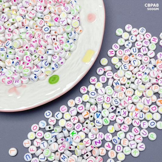 CBPA8 CRAFT BEADS PLASTIC 4*7MM 500GM A8