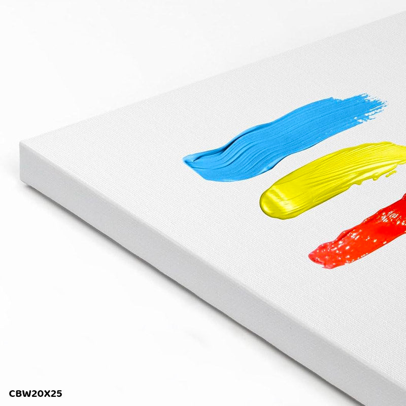 CANVAS BOARD STRETCHED WHITE 20X25CM (CBW20X25)