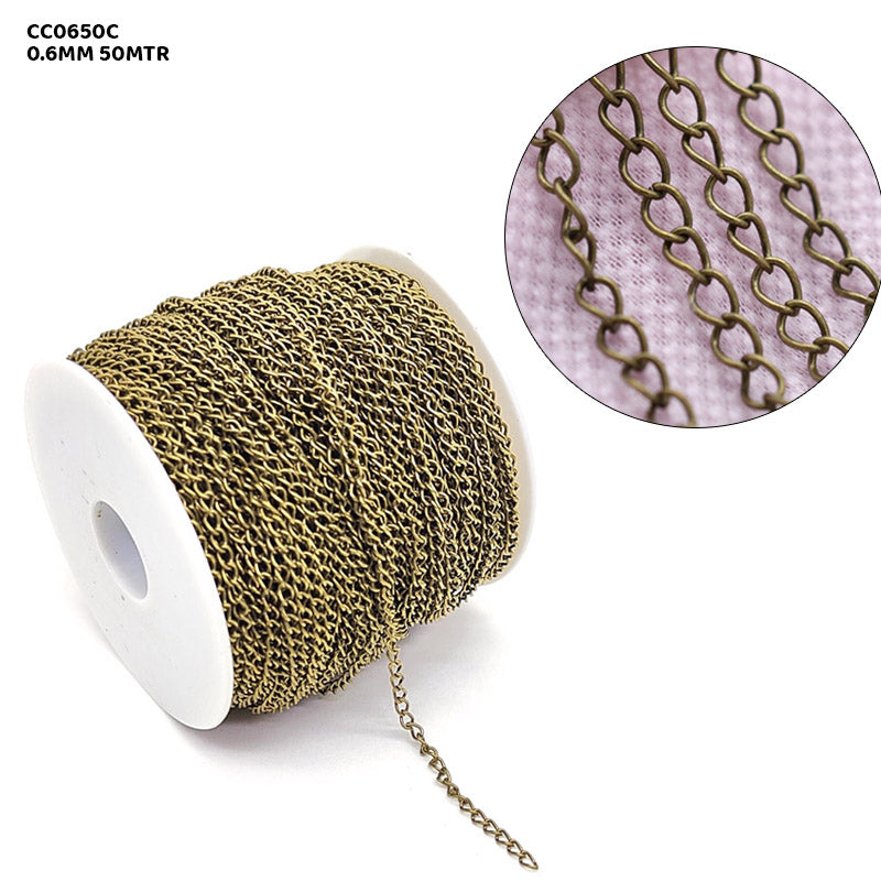 CC0650C CHAIN 0.6MM COPER 50MTR