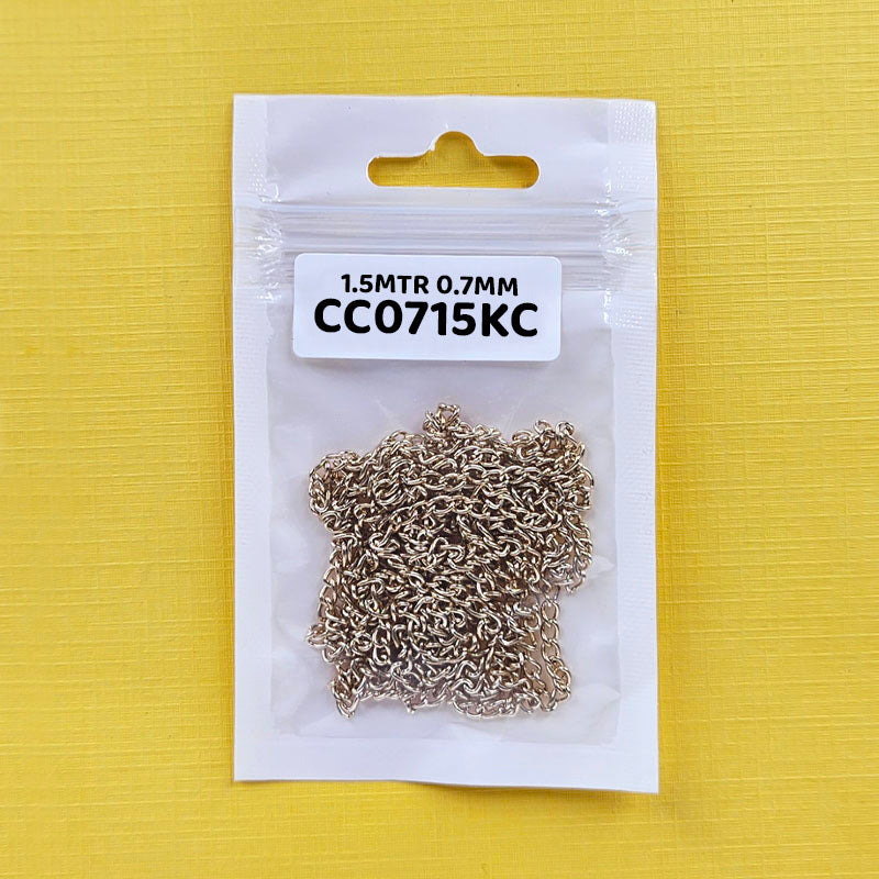 CC0715KC CHAIN 1.5MTR KC GOLD 0.7MM