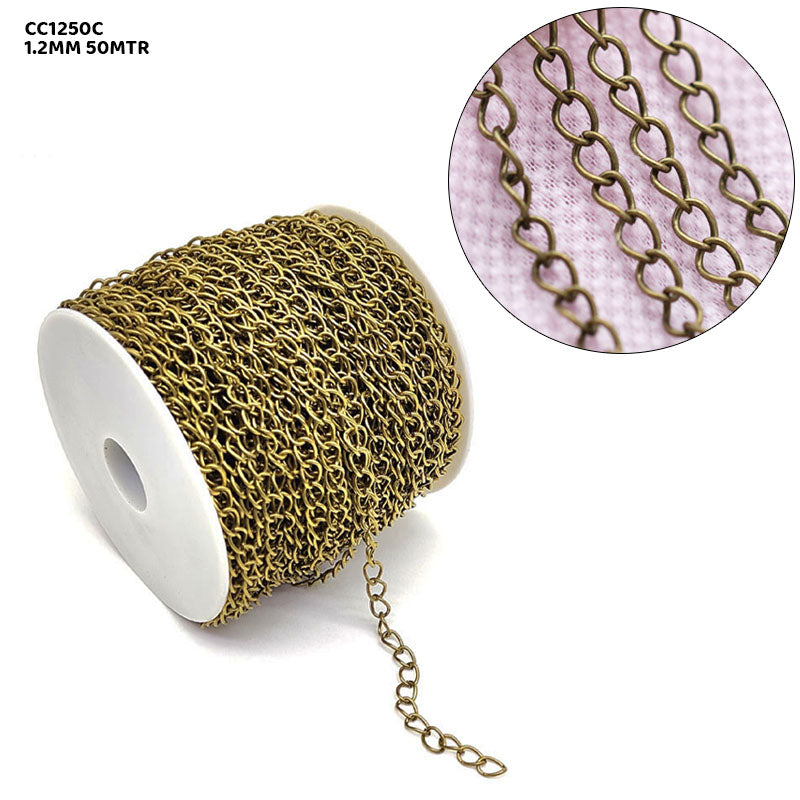 CC1250C CHAIN 1.2MM COPER 50MTR