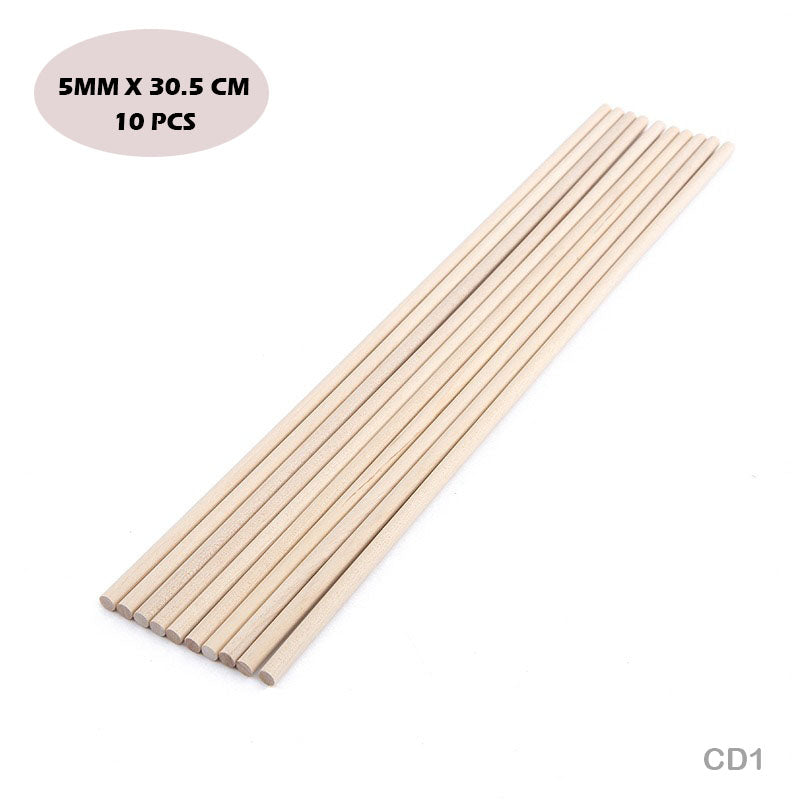 CD1 WOODEN STICK 30CMX5MM (10 STICK)
