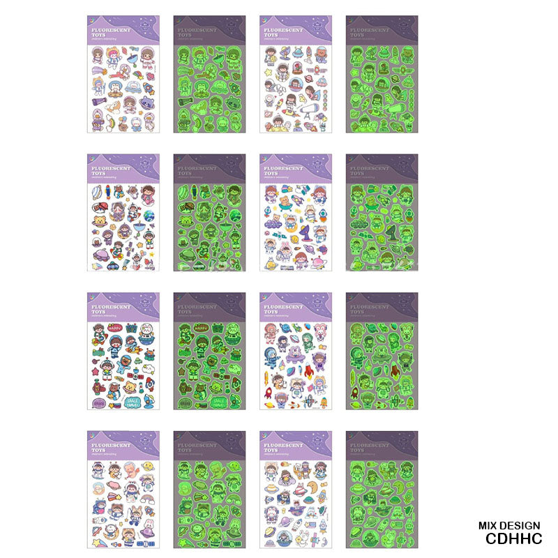 CDHHC FLUORESCENT GLOW IN DARK STICKER