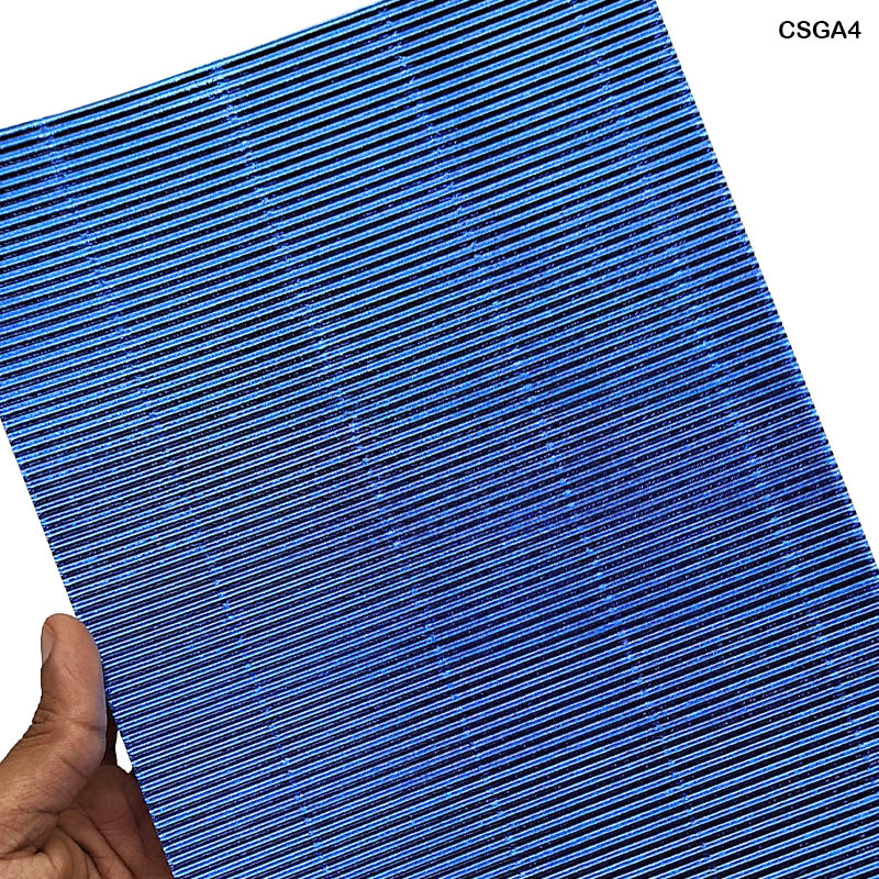 A4 CORRUGETED METALIC SHEETS MULTI 10PCS (CSGA4)