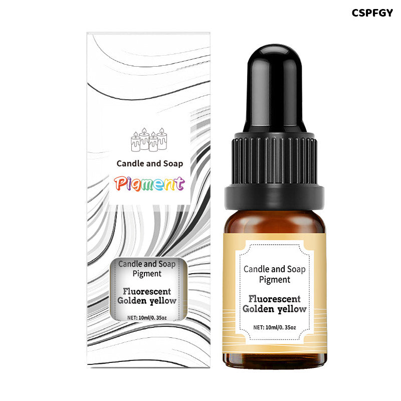 CANDLE n SOAP PIGMENT 10ml FLUORESCENT GOLDEN YELLOW (CSPFGY