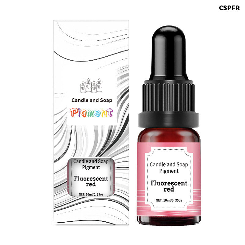 CANDLE n SOAP PIGMENT 10ml FLUORESCENT RED (CSPFR)