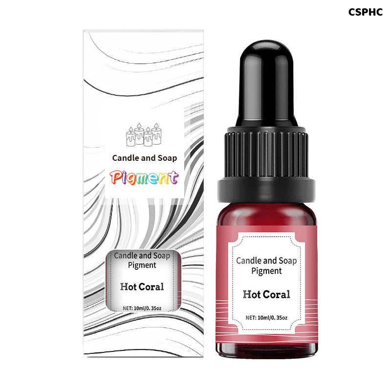 CANDLE n SOAP PIGMENT 10ml HOT CORAL (CSPHC)