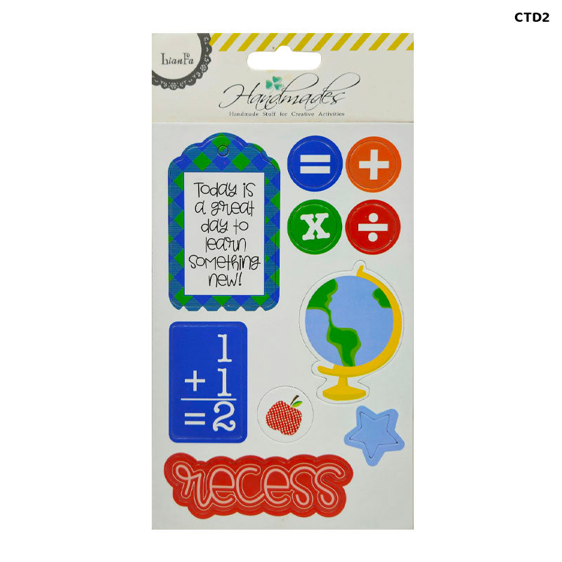 CTD2 SCRAPBOOKING STICKER