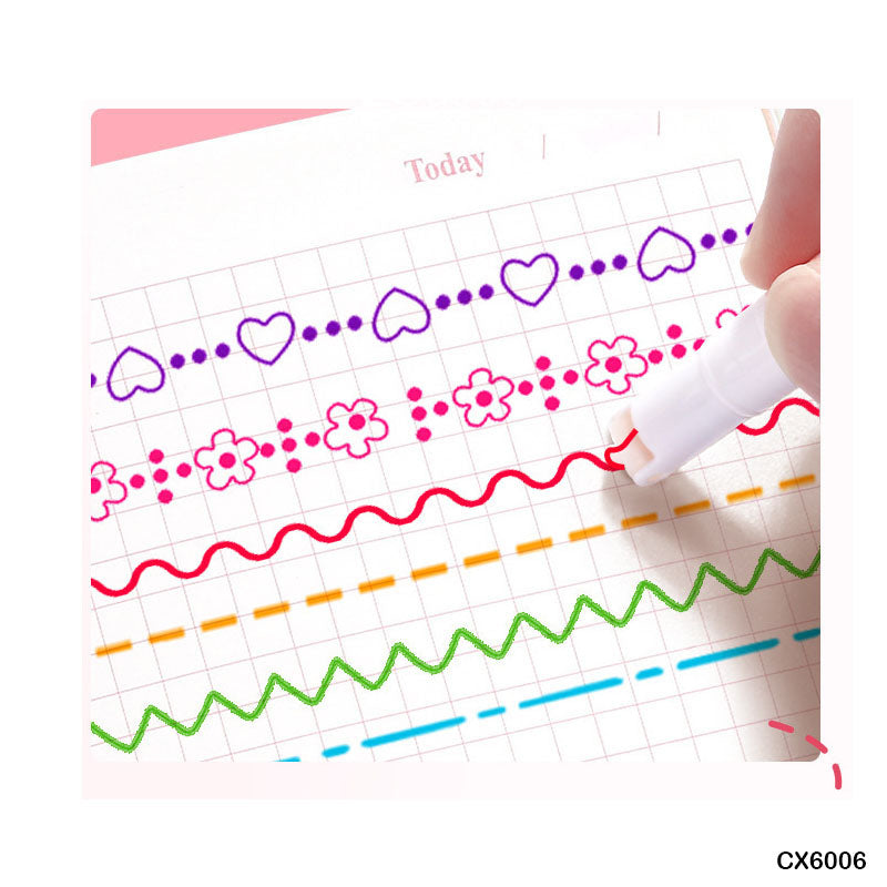 CX6006 LINEAR COLOR PEN 6 COLOR