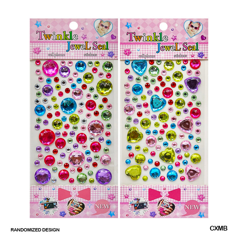 CXMBF CRYSTAL FLOWER STICKER
