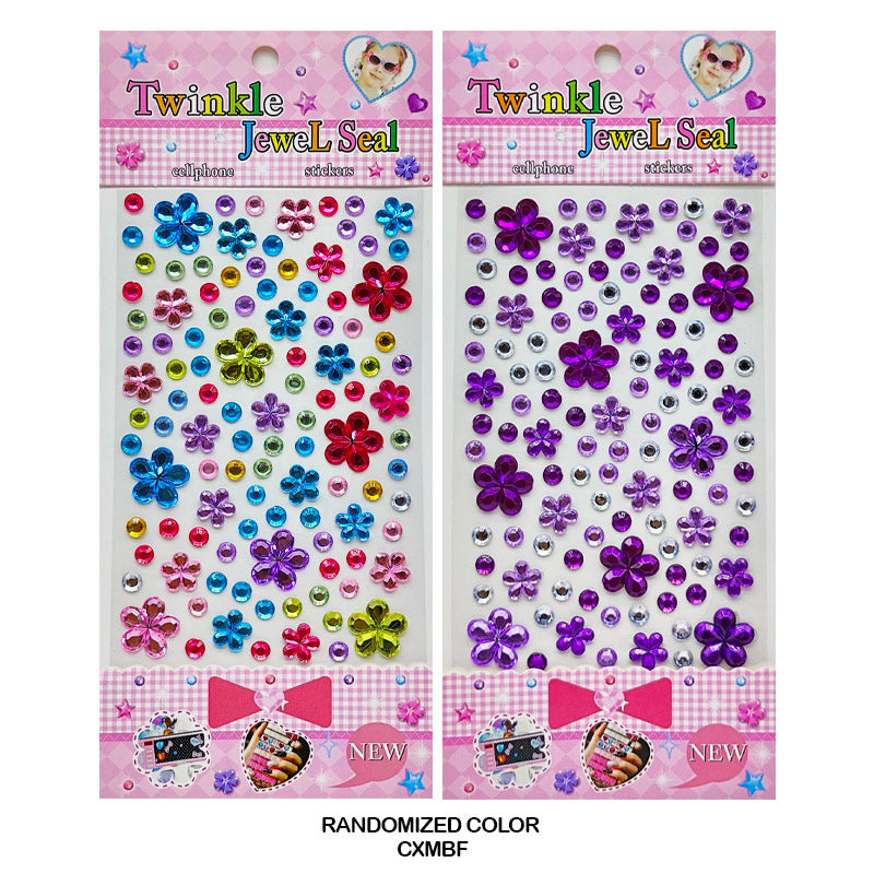 CXMBF CRYSTAL FLOWER STICKER