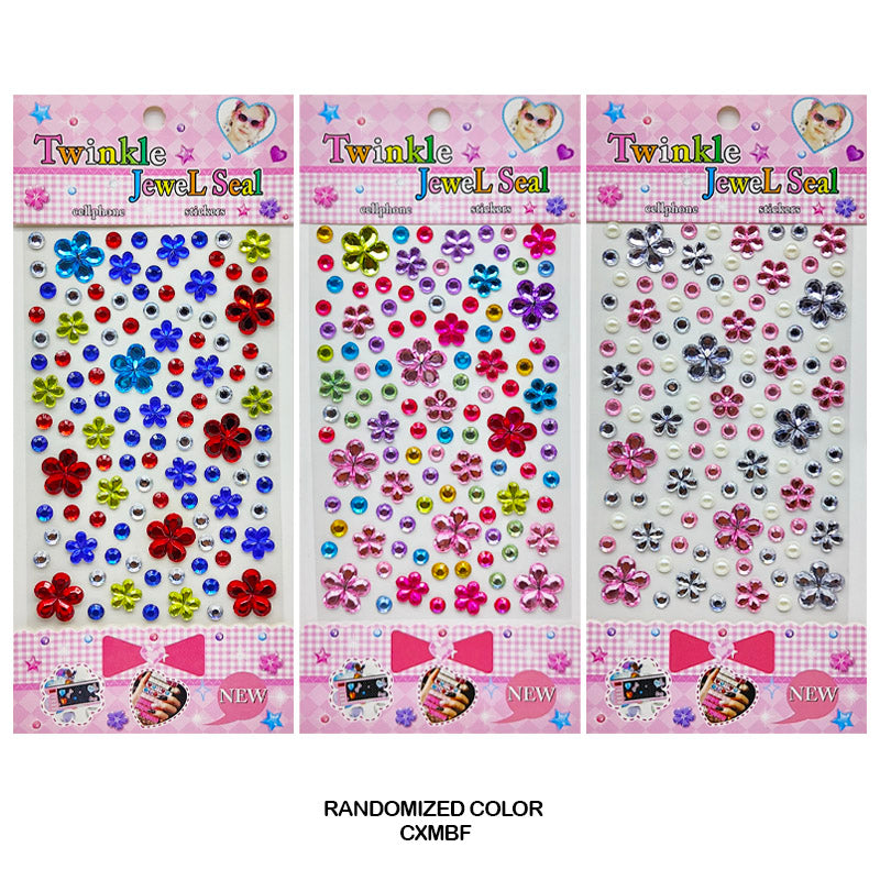 CXMBF CRYSTAL FLOWER STICKER