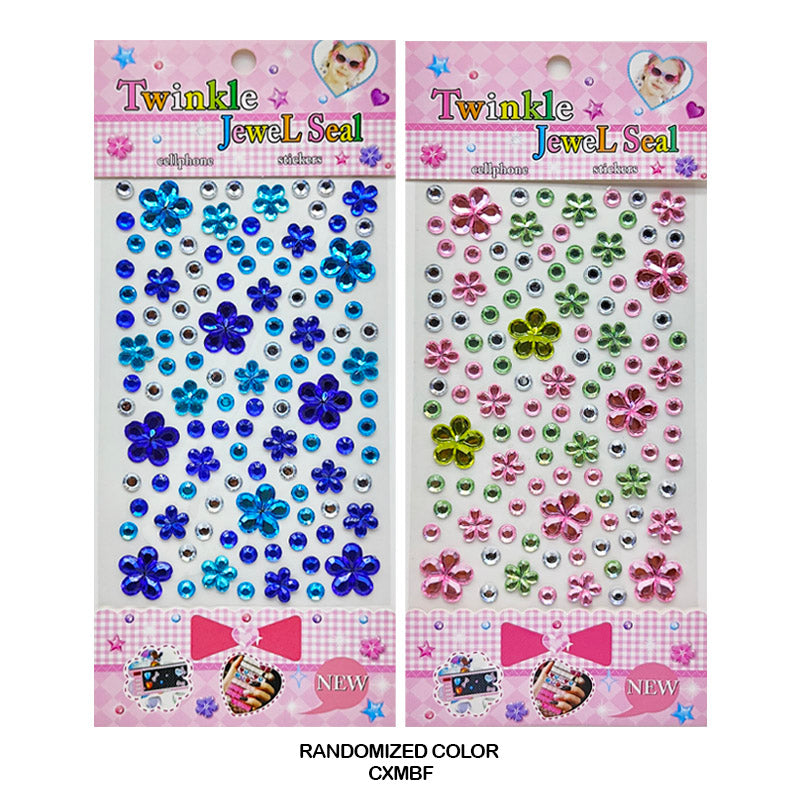 CXMBF CRYSTAL FLOWER STICKER