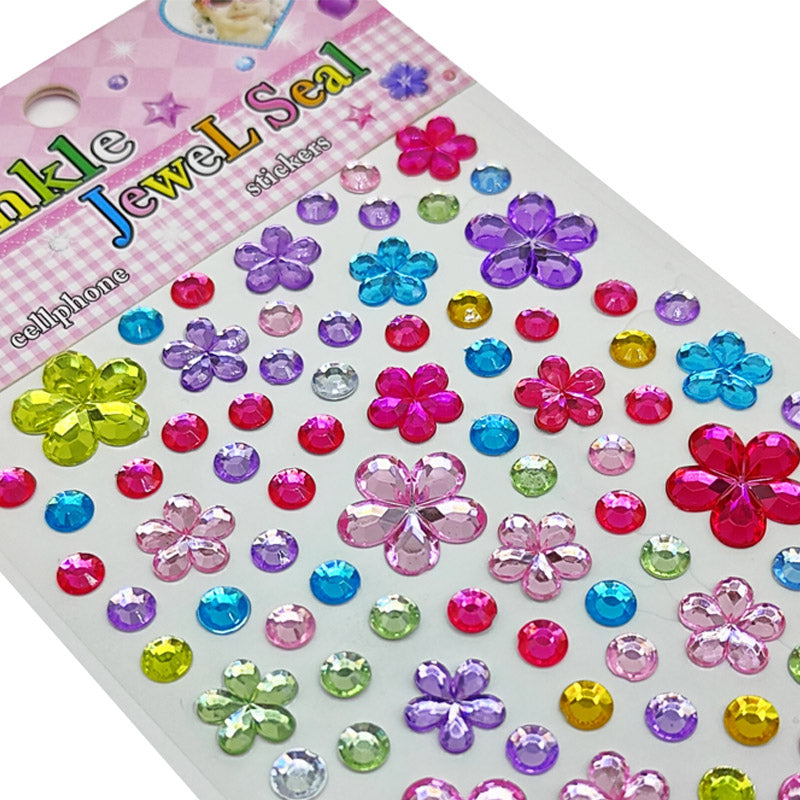 CXMBF CRYSTAL FLOWER STICKER