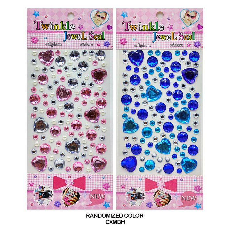 CXMBH CRYSTAL HEART STICKER