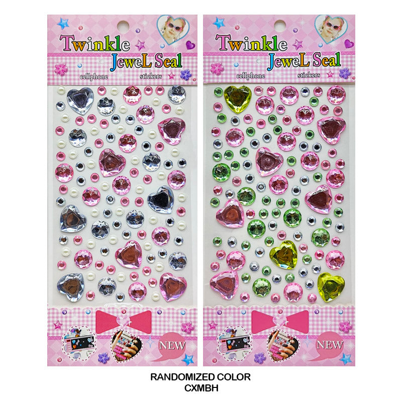 CXMBH CRYSTAL HEART STICKER