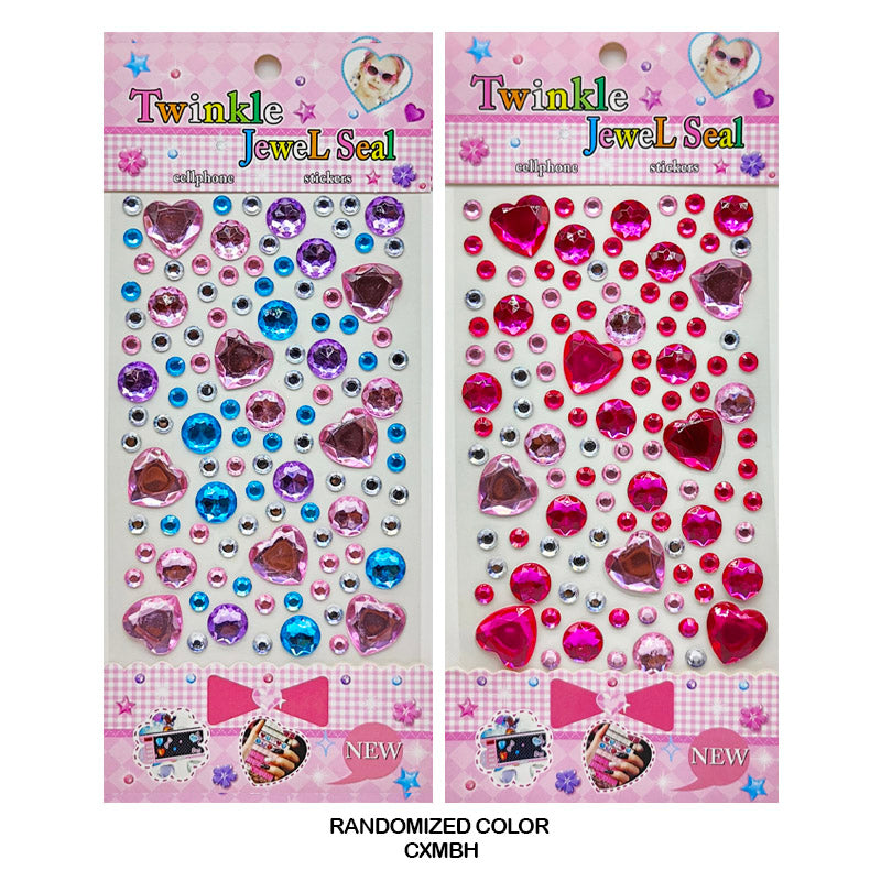CXMBH CRYSTAL HEART STICKER