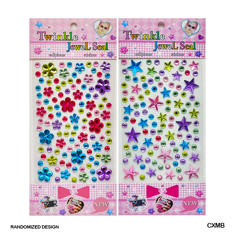 CXMBF CRYSTAL FLOWER STICKER