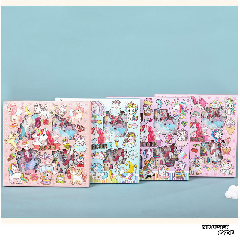 CYDF 100PC UNICORN CARTOON PRINT KIDS STICKER