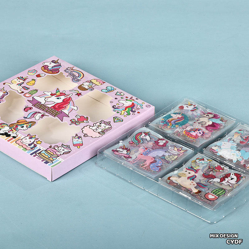 CYDF 100PC UNICORN CARTOON PRINT KIDS STICKER